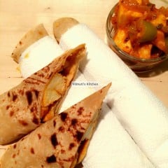 Recipe- Paneer Roll/ Wrap