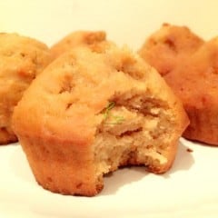 Recipe- Vegan Whole Wheat Apple Masala Muffin