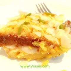 Recipe- Banana Custard Cake Pudding