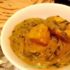 Recipe- Methi Malai Paneer