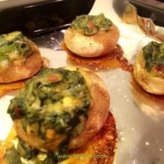 Recipe- Stuffed Spinach Mushroom