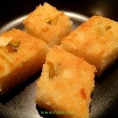 Recipe- Coconut Fudge/ Basbousa/ Eggless Semolina Cake
