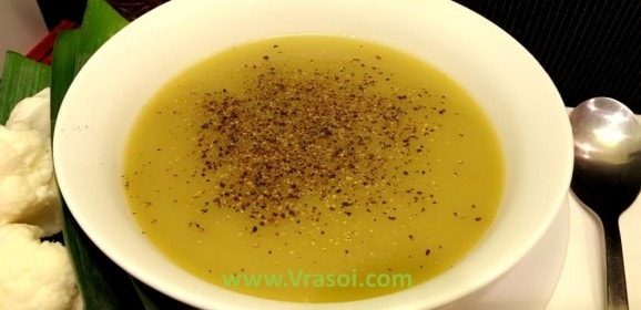 Recipe- Leek Cauliflower Soup