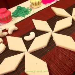 Recipe- Kaju Katli/ Kaju Barfi/ Cashew Fudge