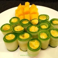 Recipe- Cucumber Mango Roll