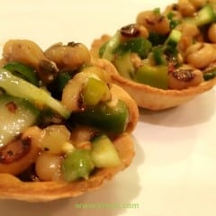 Recipe- Chatpati Chaat in Edible Bowl