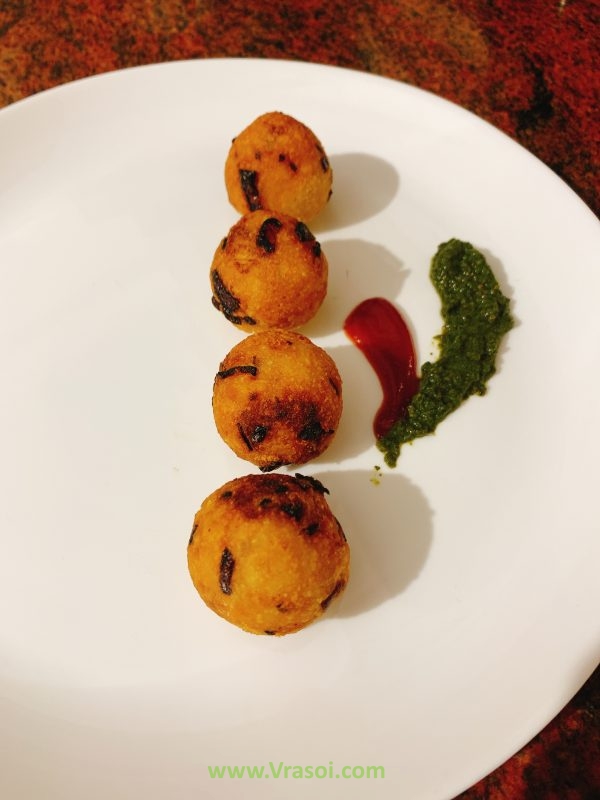 Leftover Khichdi Cheese Balls 11